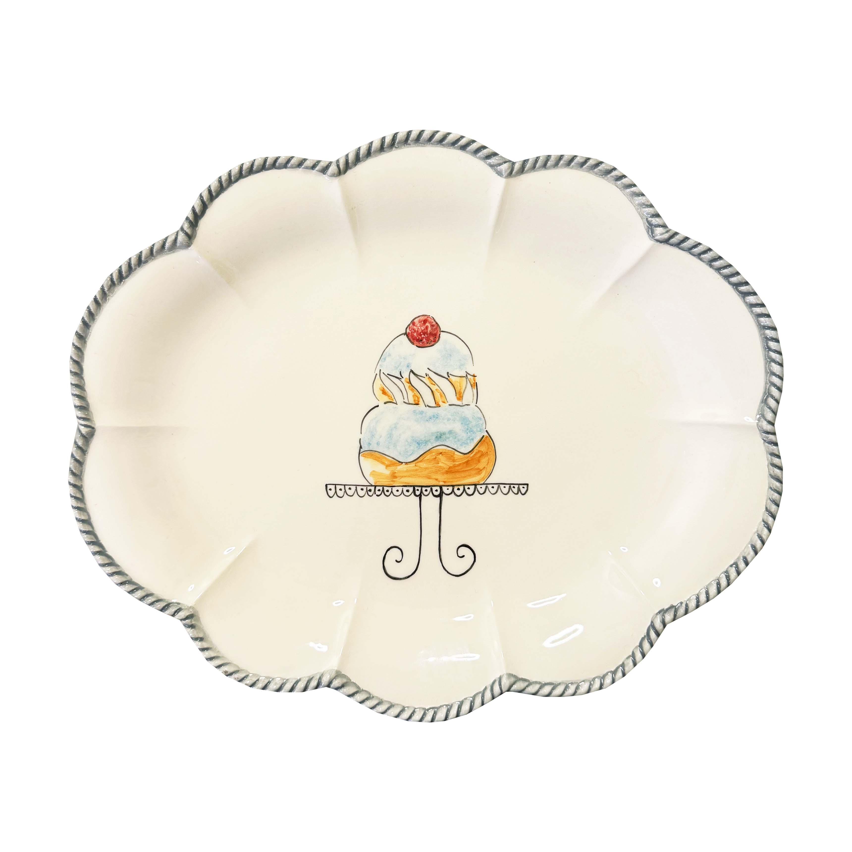 Breakfast Set-Of-Six Dinner Plates