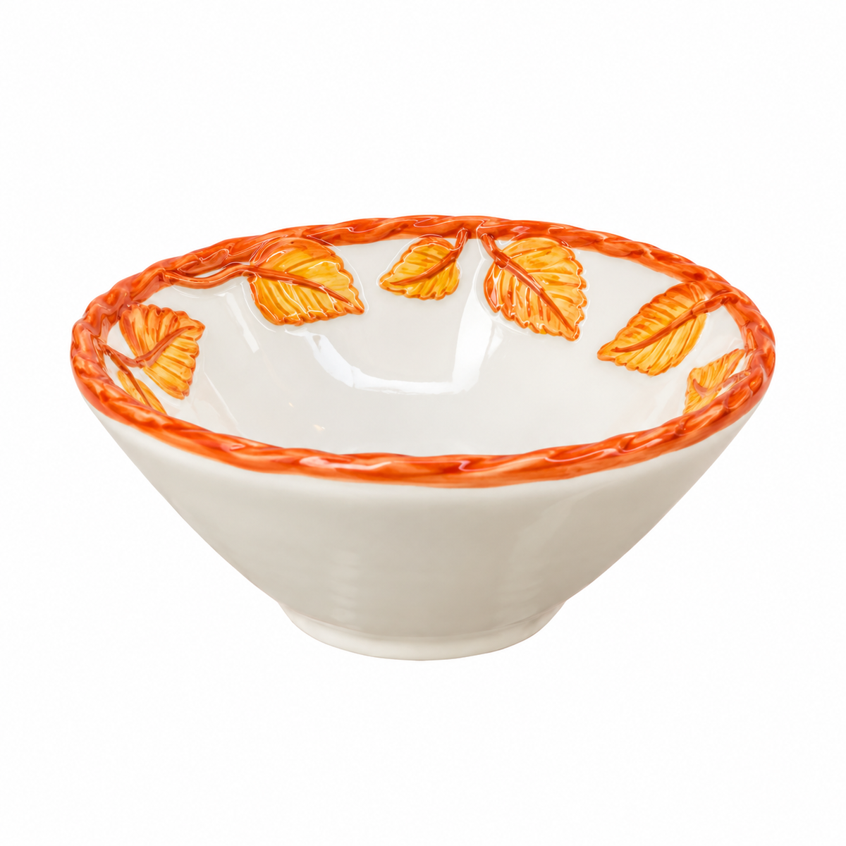 Orange Foliage Bowl
