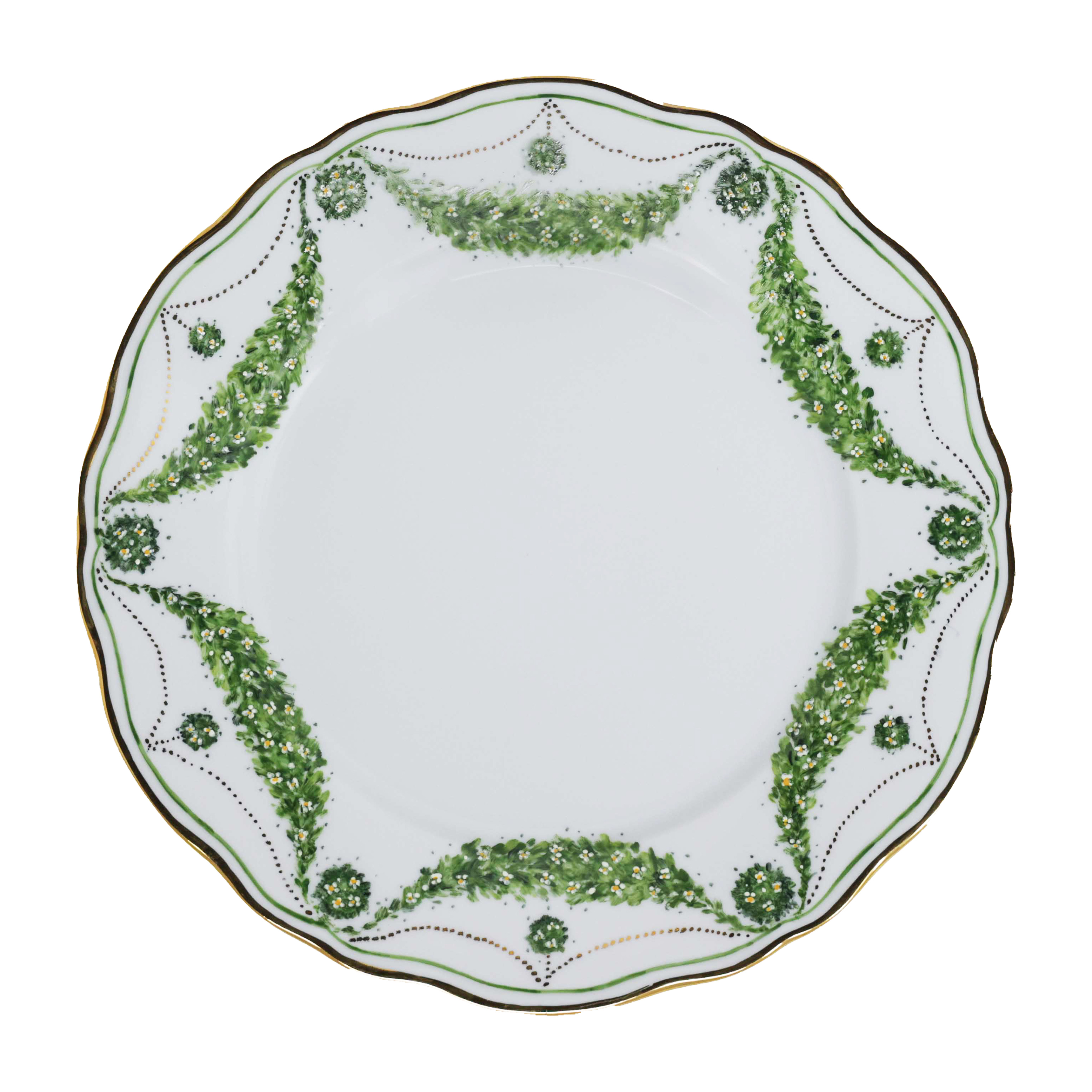 Ghirlanda White Dinner Plate