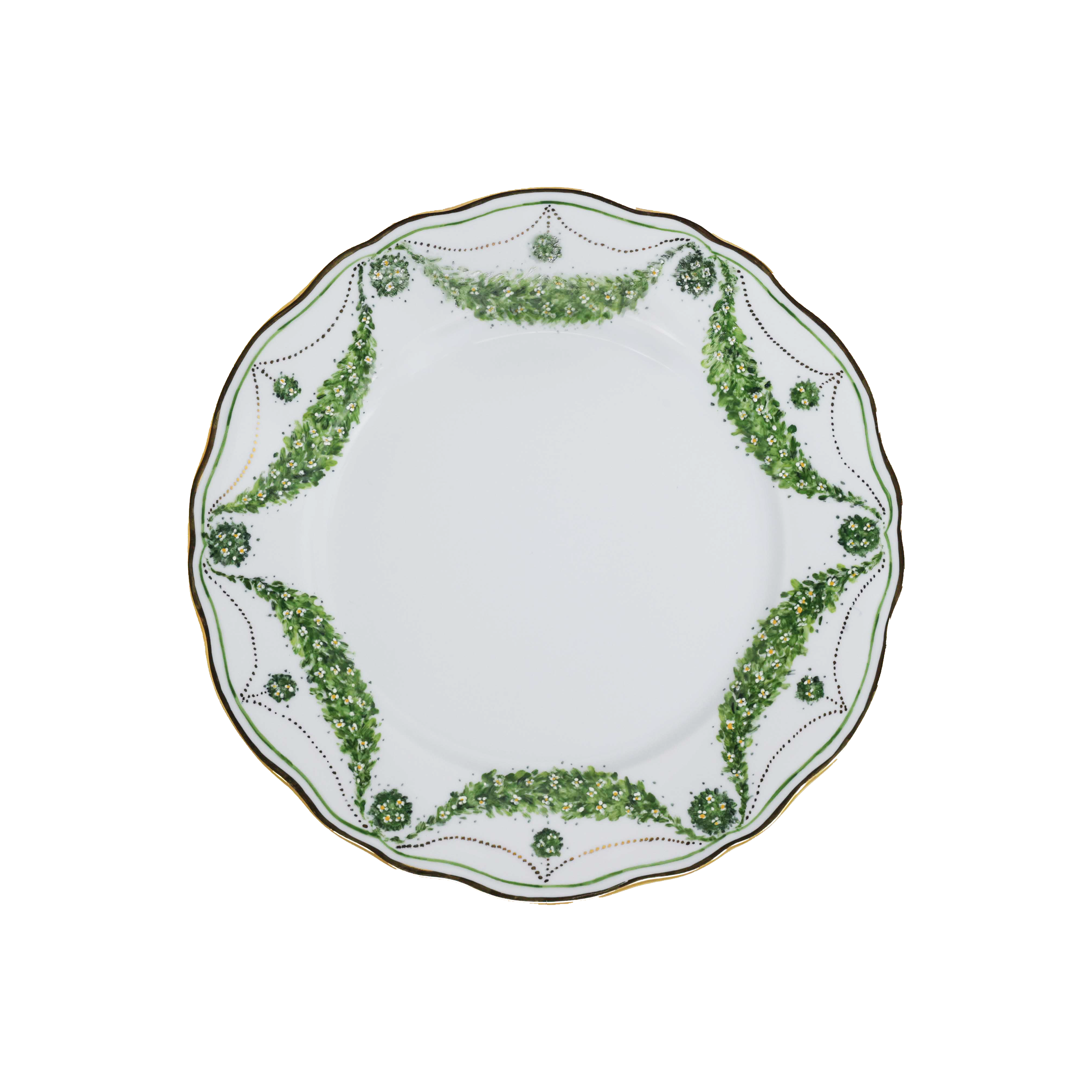 Ghirlanda White Dessert Plate