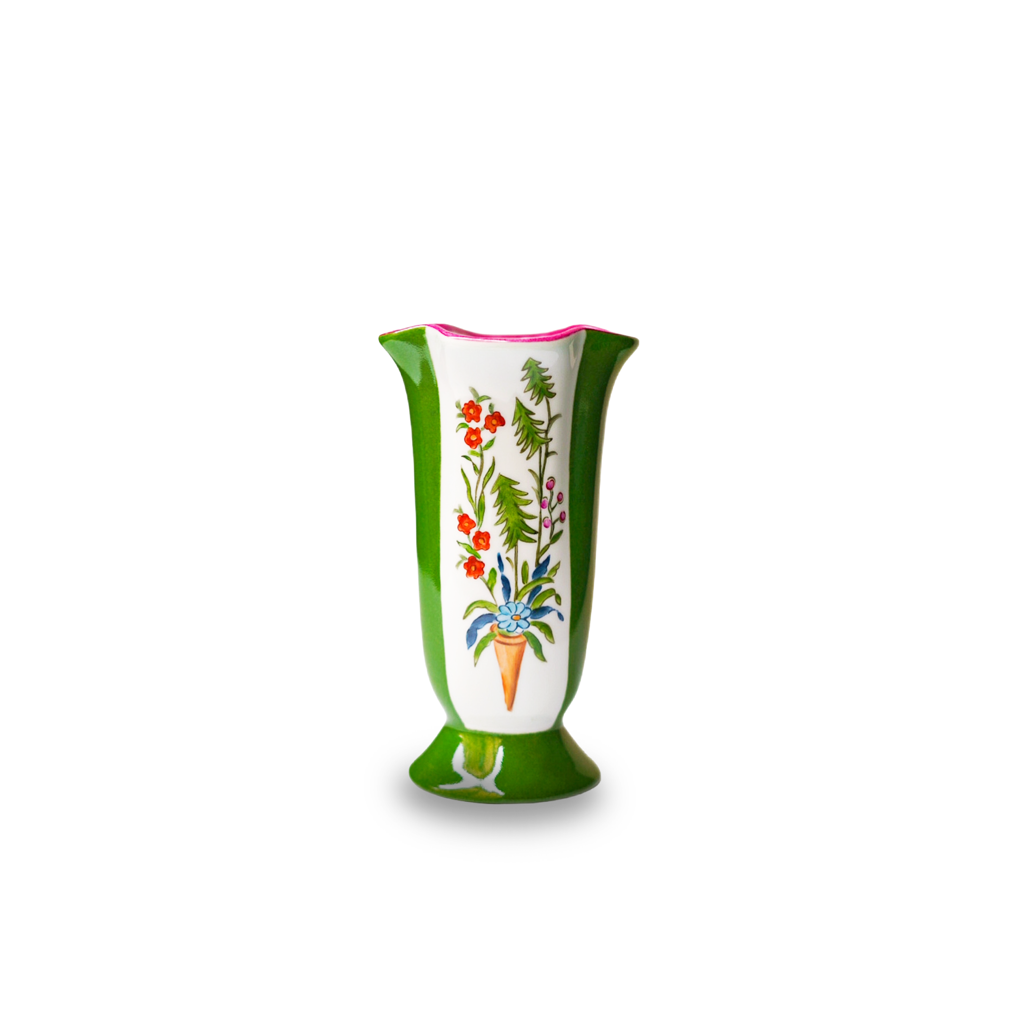 Rose Chinoiserie Vase
