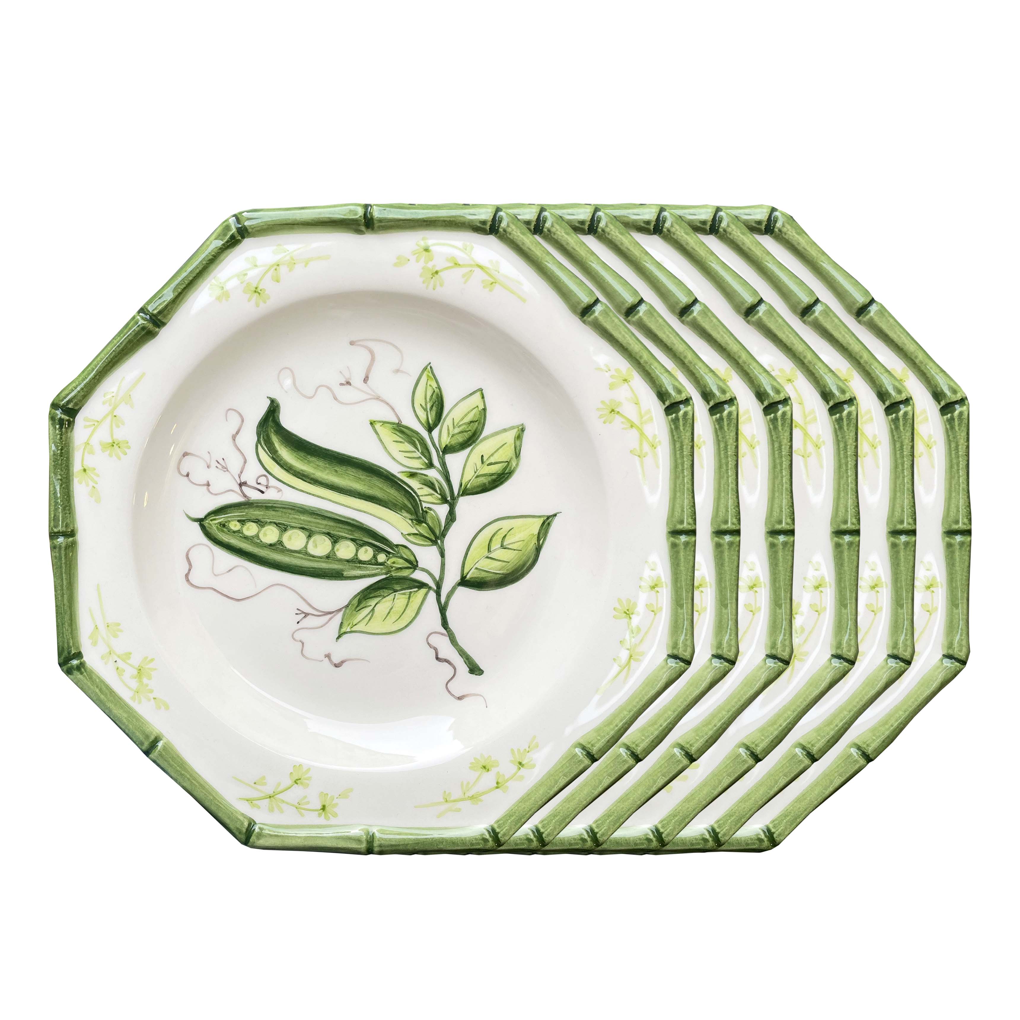 Vegetable Dinner Plates Set of 6