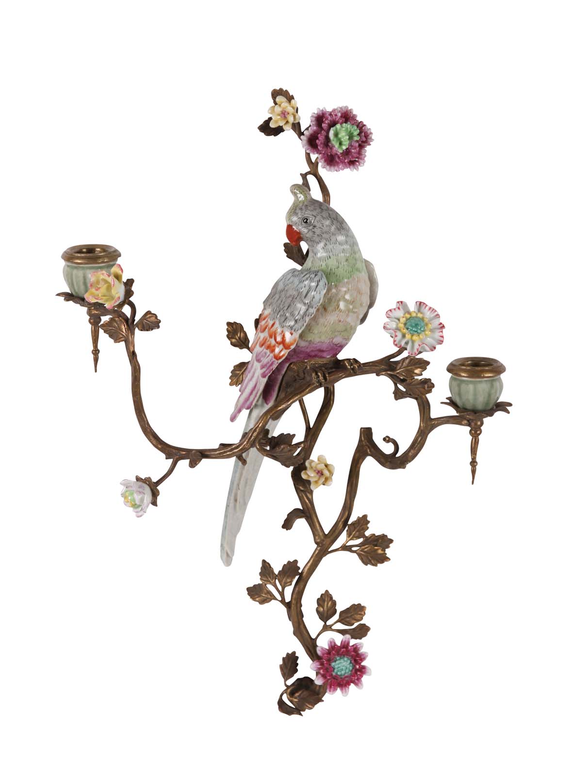 Parrot Candle Holder Applique