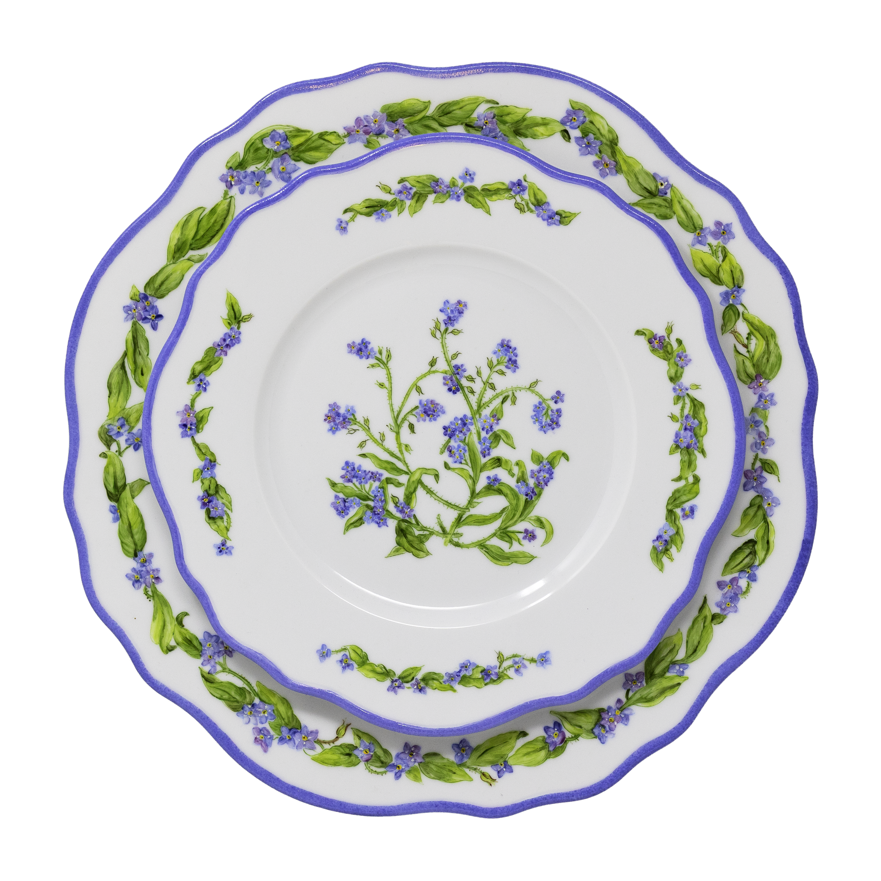 Floral Dessert Plates Set of 6