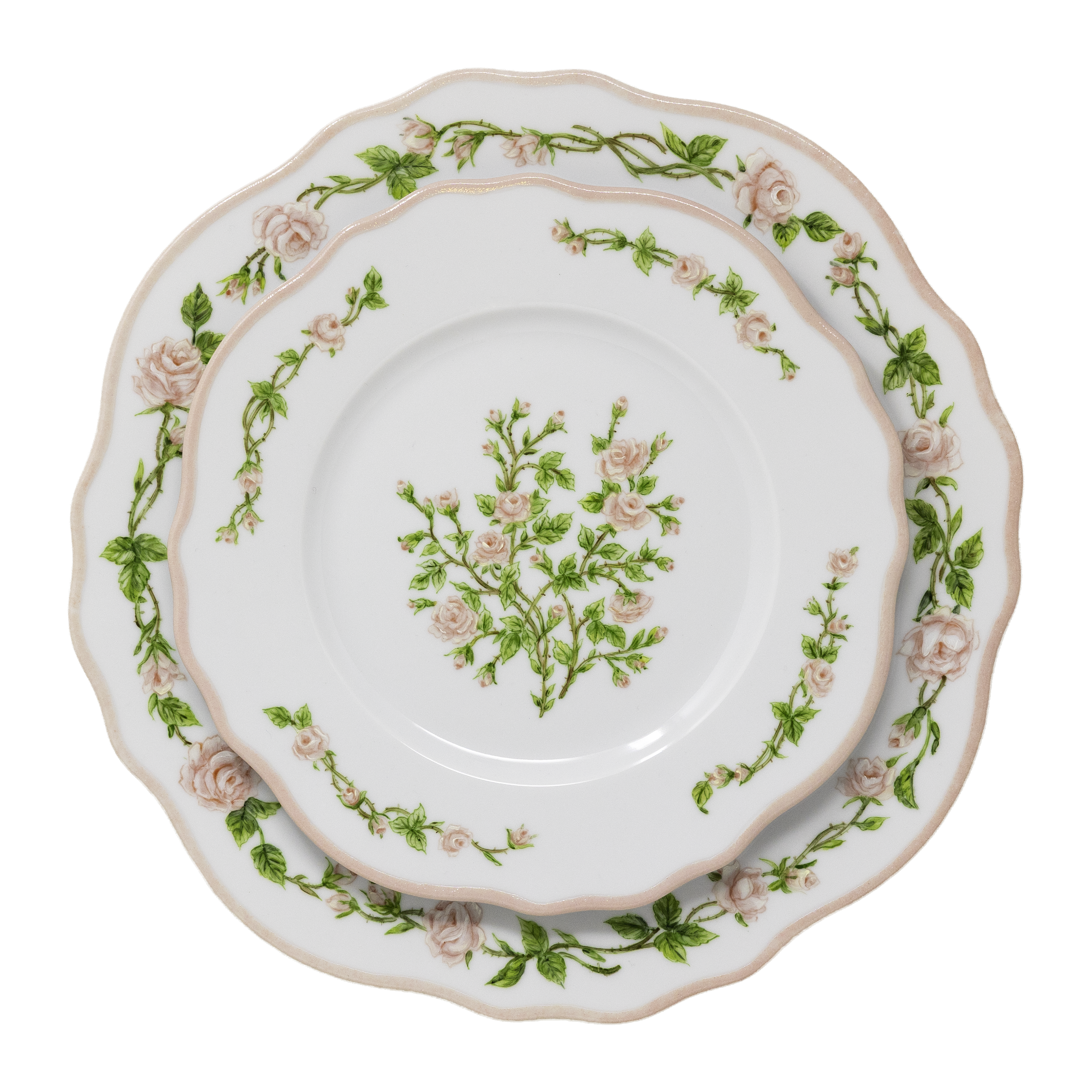 Floral Dessert Plates Set of 6