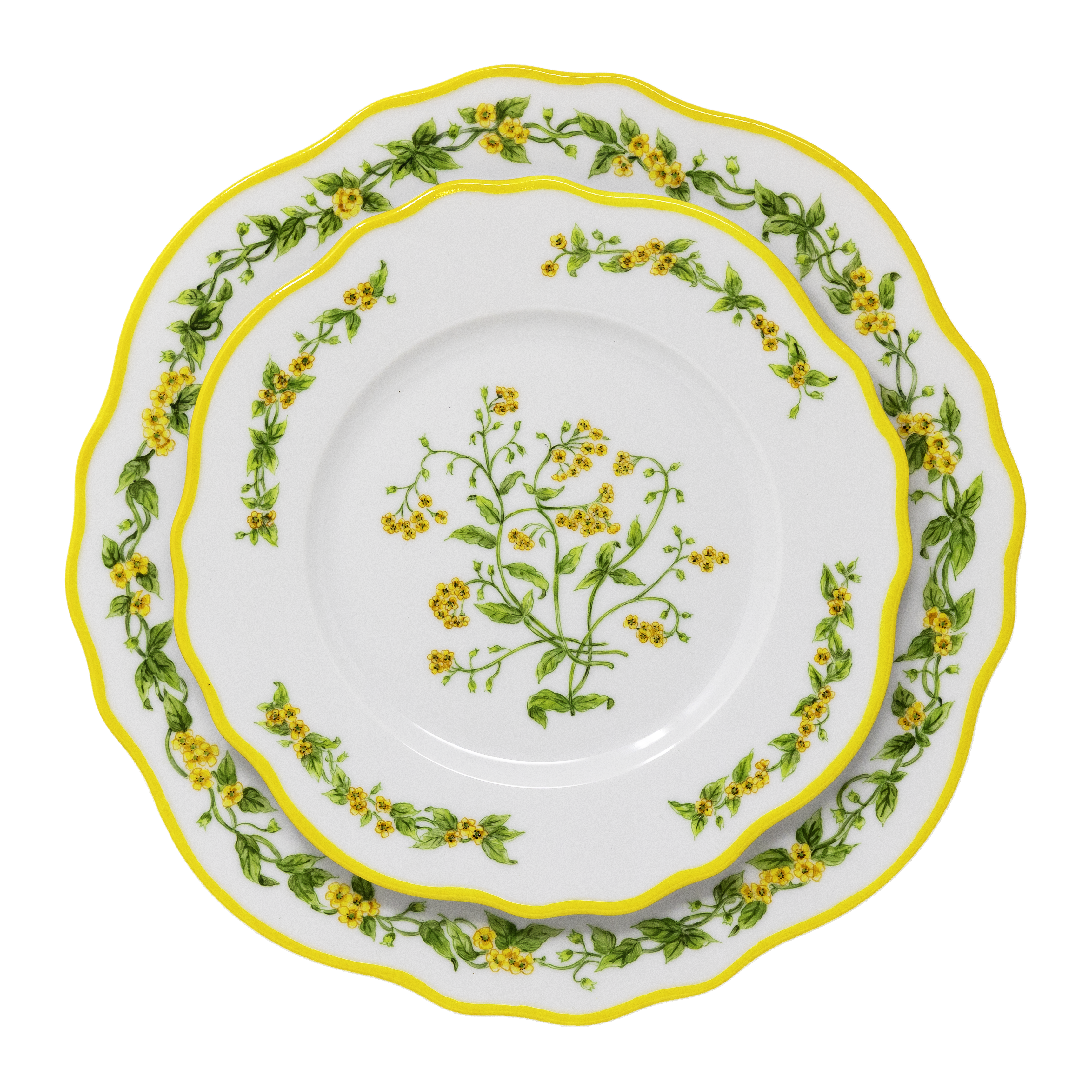 Floral Dessert Plates Set of 6
