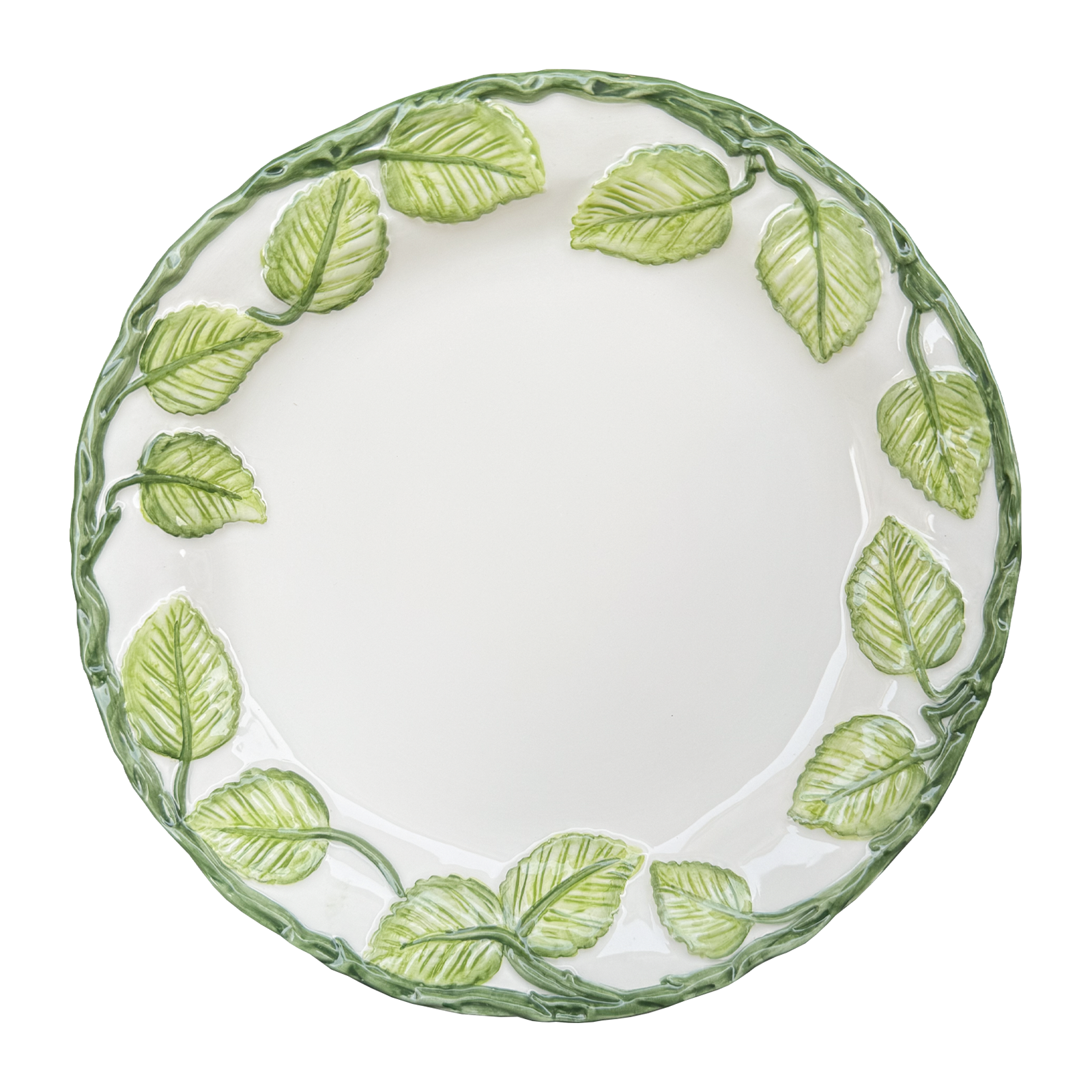 Green Foliage Dinner Plate