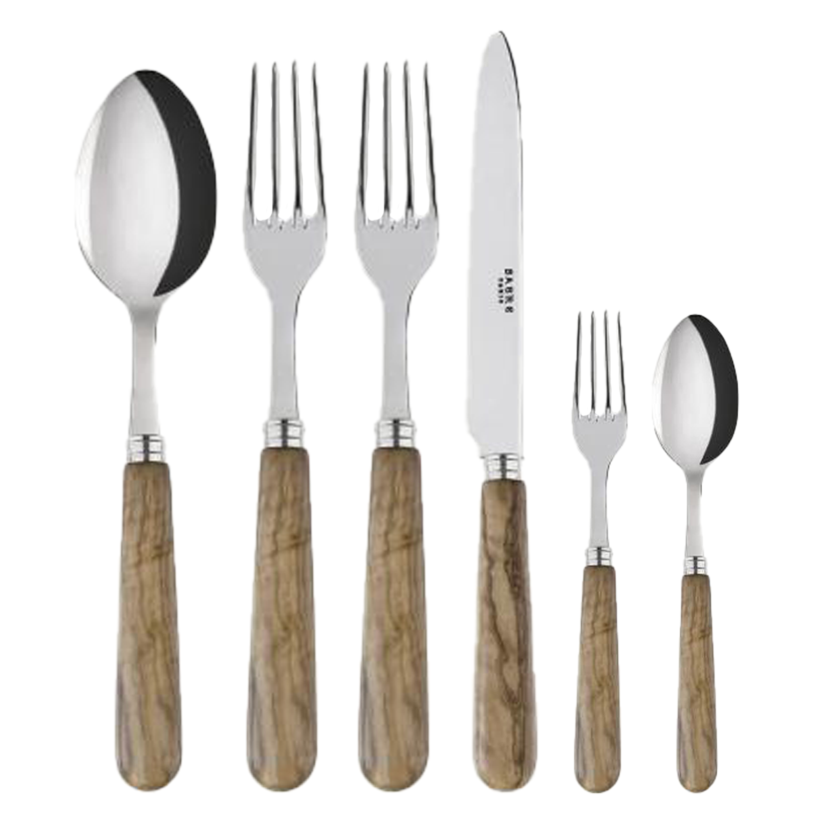 Wooden Lavandou Set - 6 Piece