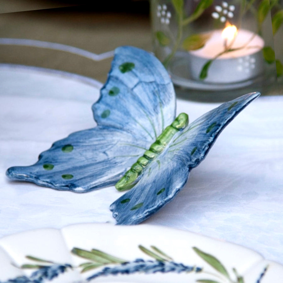 Blue Butterfly Figurine