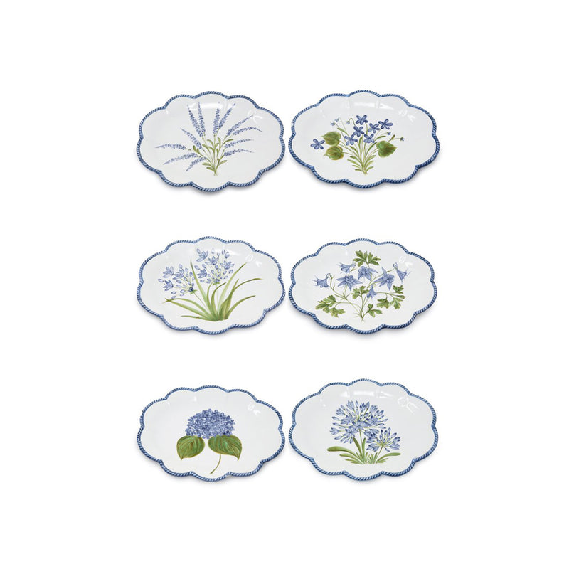 Flower Set-Of-Six Dinner Plates