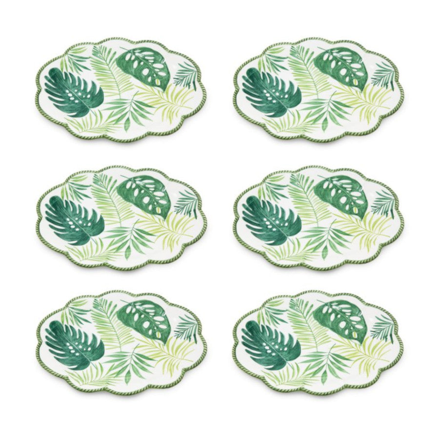 Garden Set-Of-Six Dinner Plates