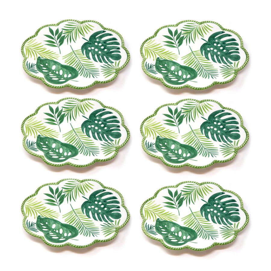 Garden Set-Of-Six Dessert Plates