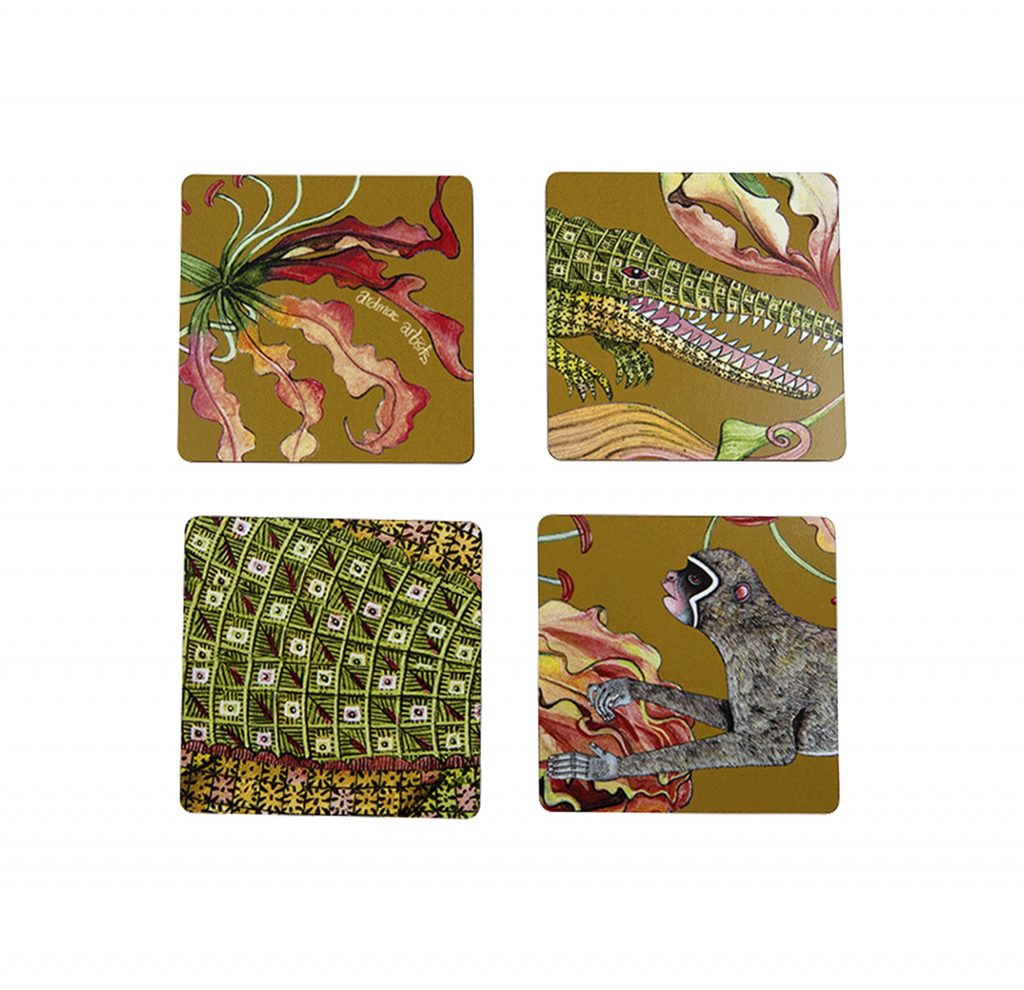 Ardmore Croco Coasters Set of 4