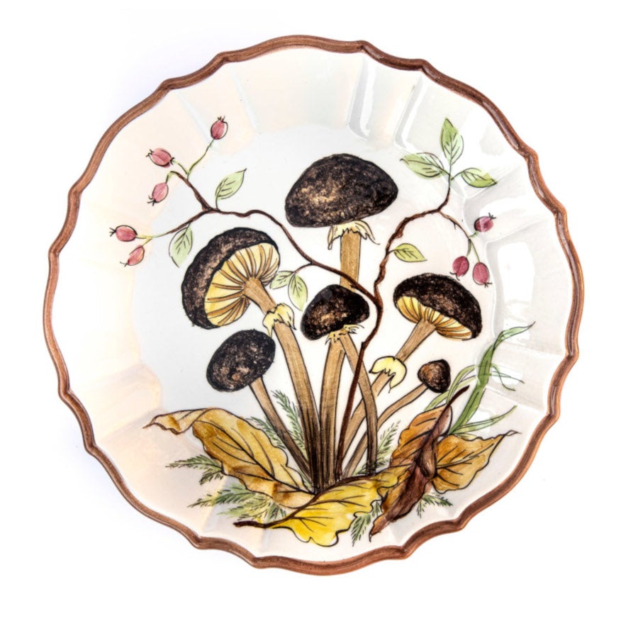 Mushroom Dinner Plate Set of 6