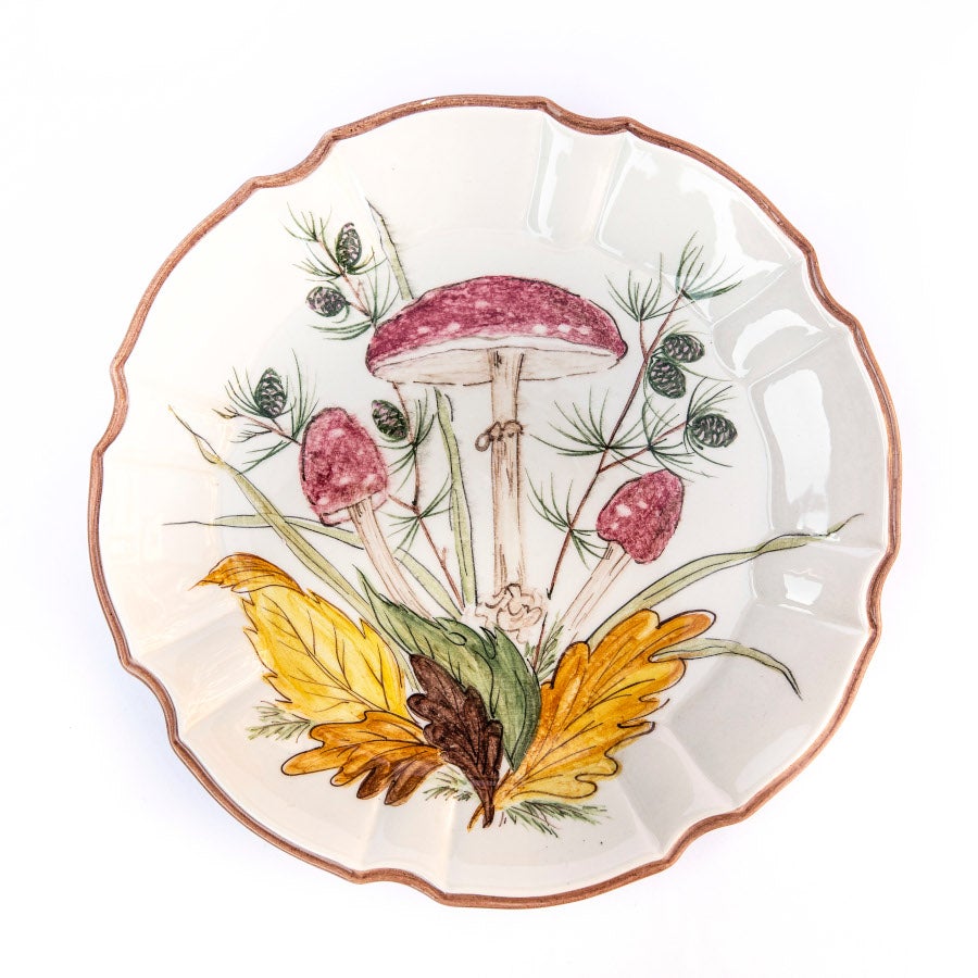 Mushroom Dinner Plate Set of 6