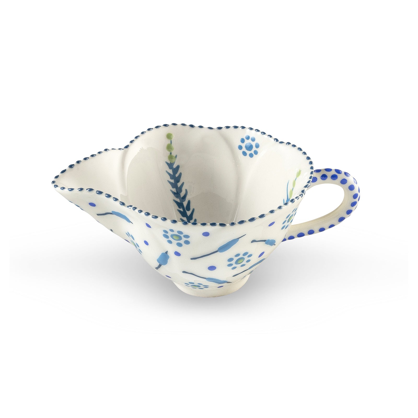 Twilly Milk Jug - Turquoise Pattern