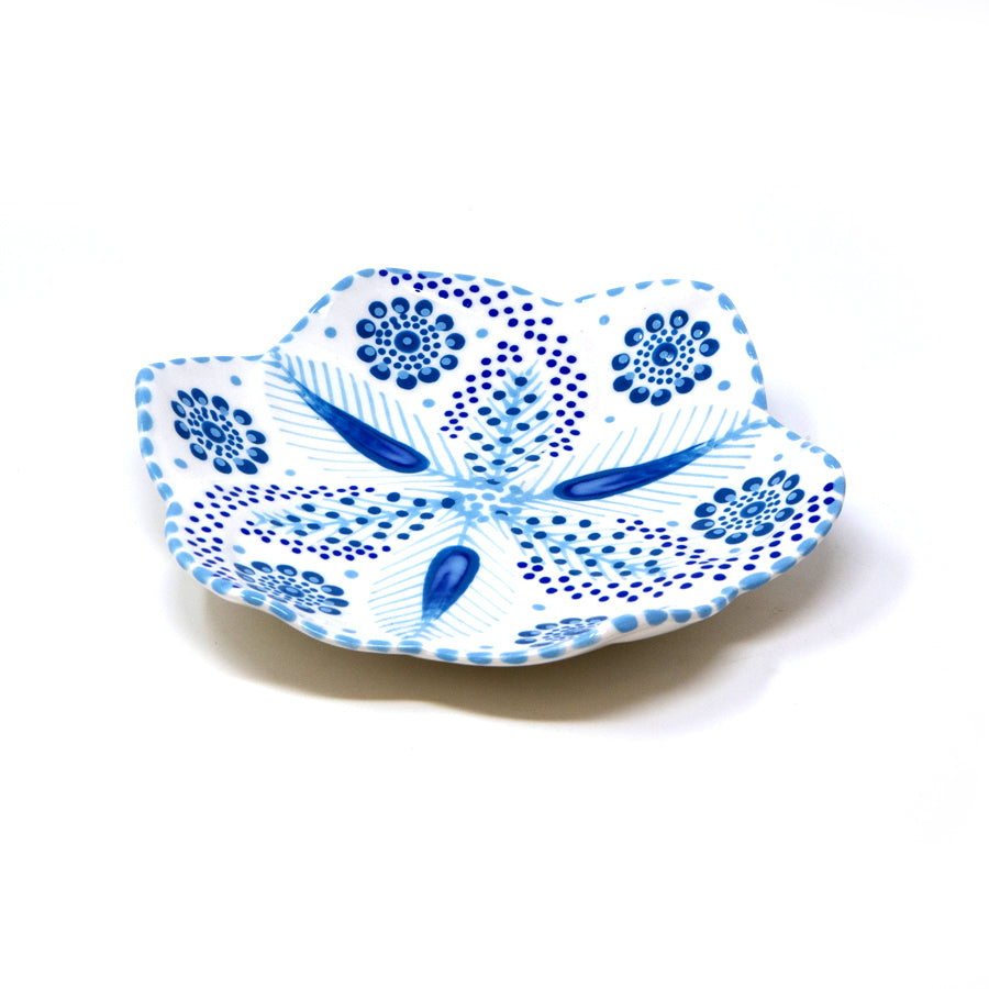 Twilly Cocktail Plates - Turquoise Pattern