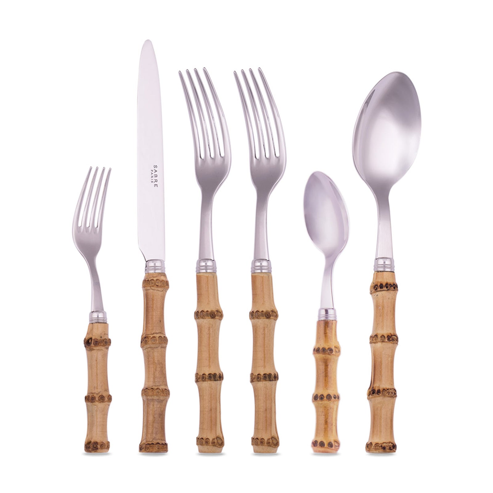 Bamboo Cutlery SET - 6 Piece
