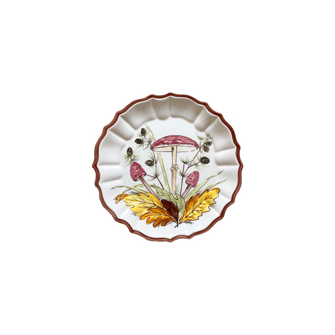 Mushroom Bread Plates Set of 6