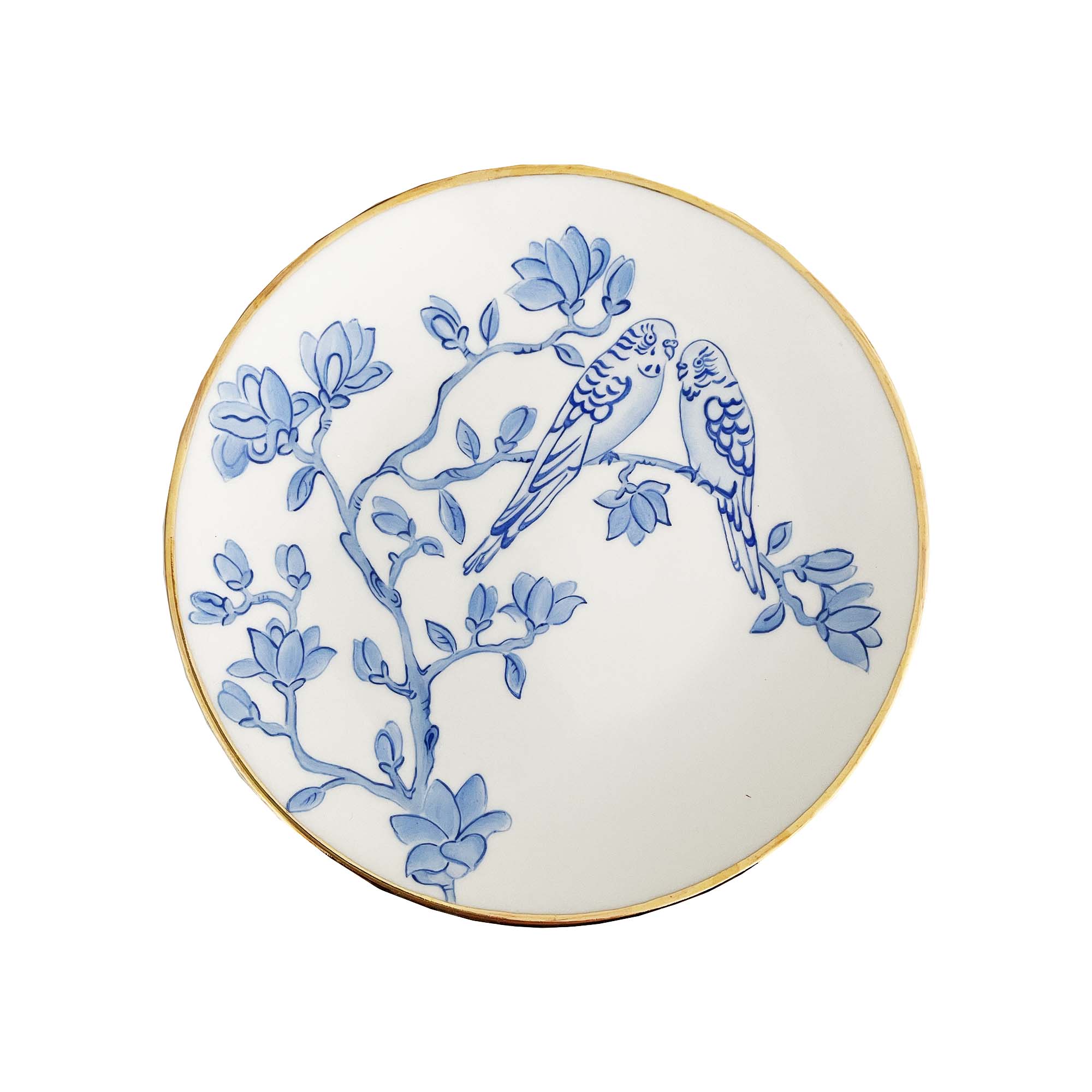 Blue Bird Dessert Plate