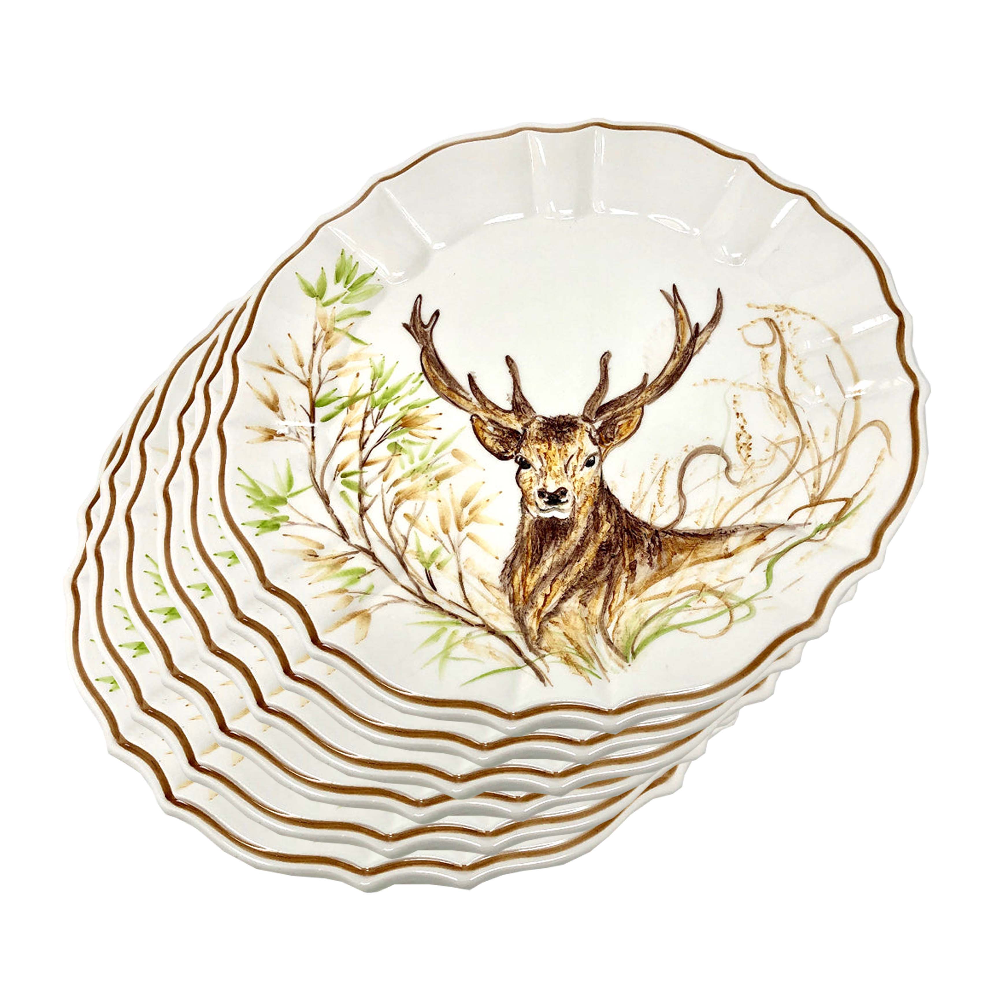 Hunting Dinner Plate Set of 6