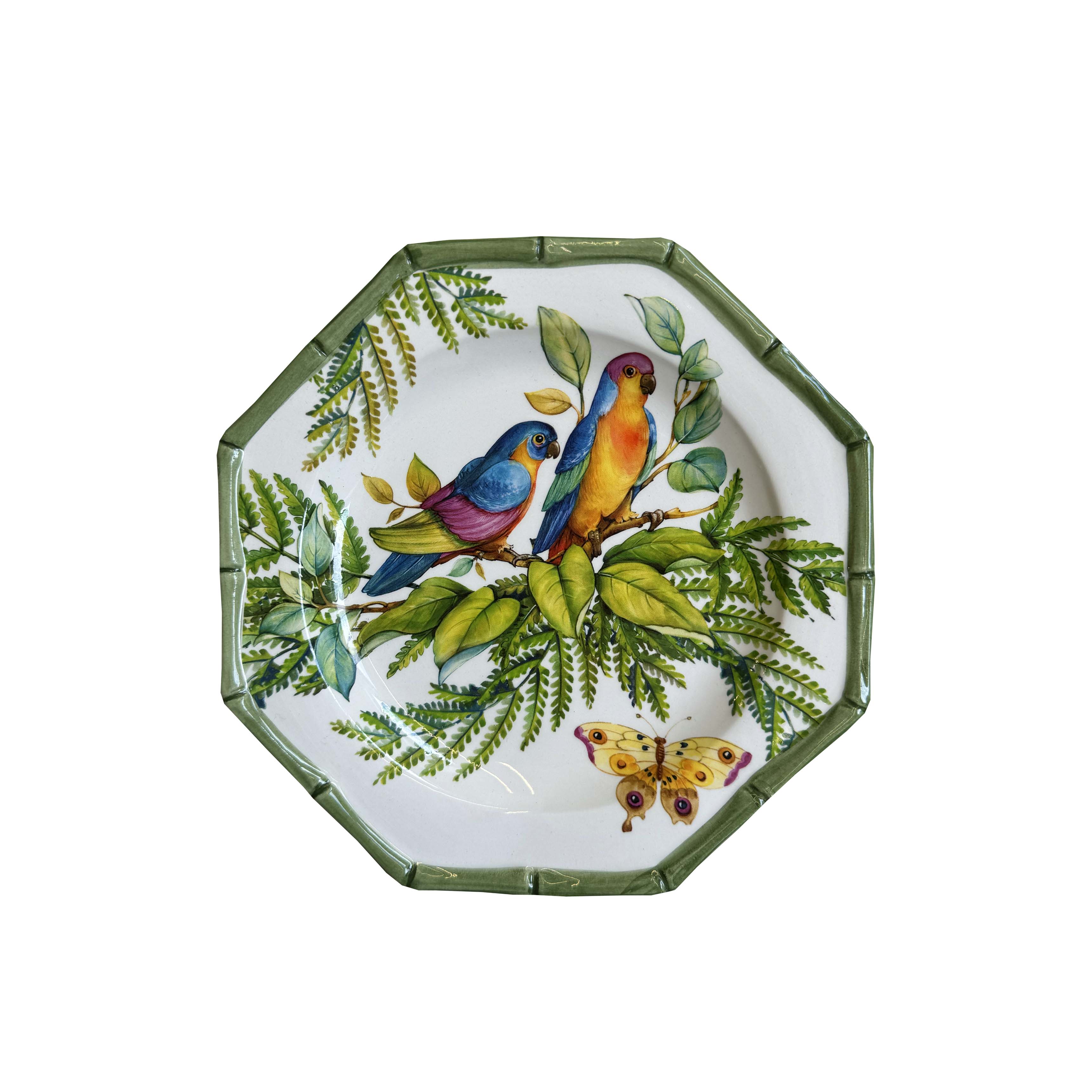 Parrot Dessert Plate