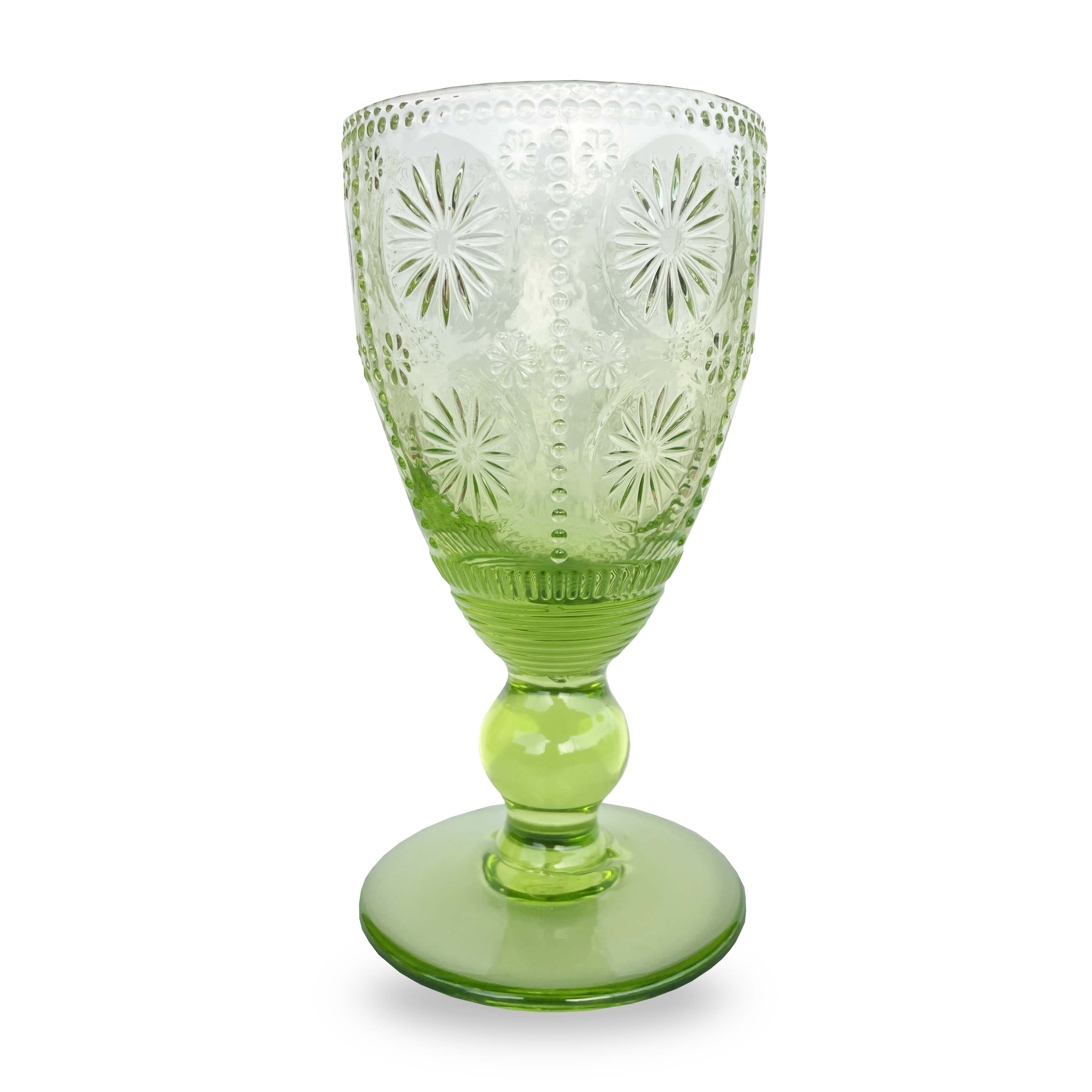 Green Wine Glass