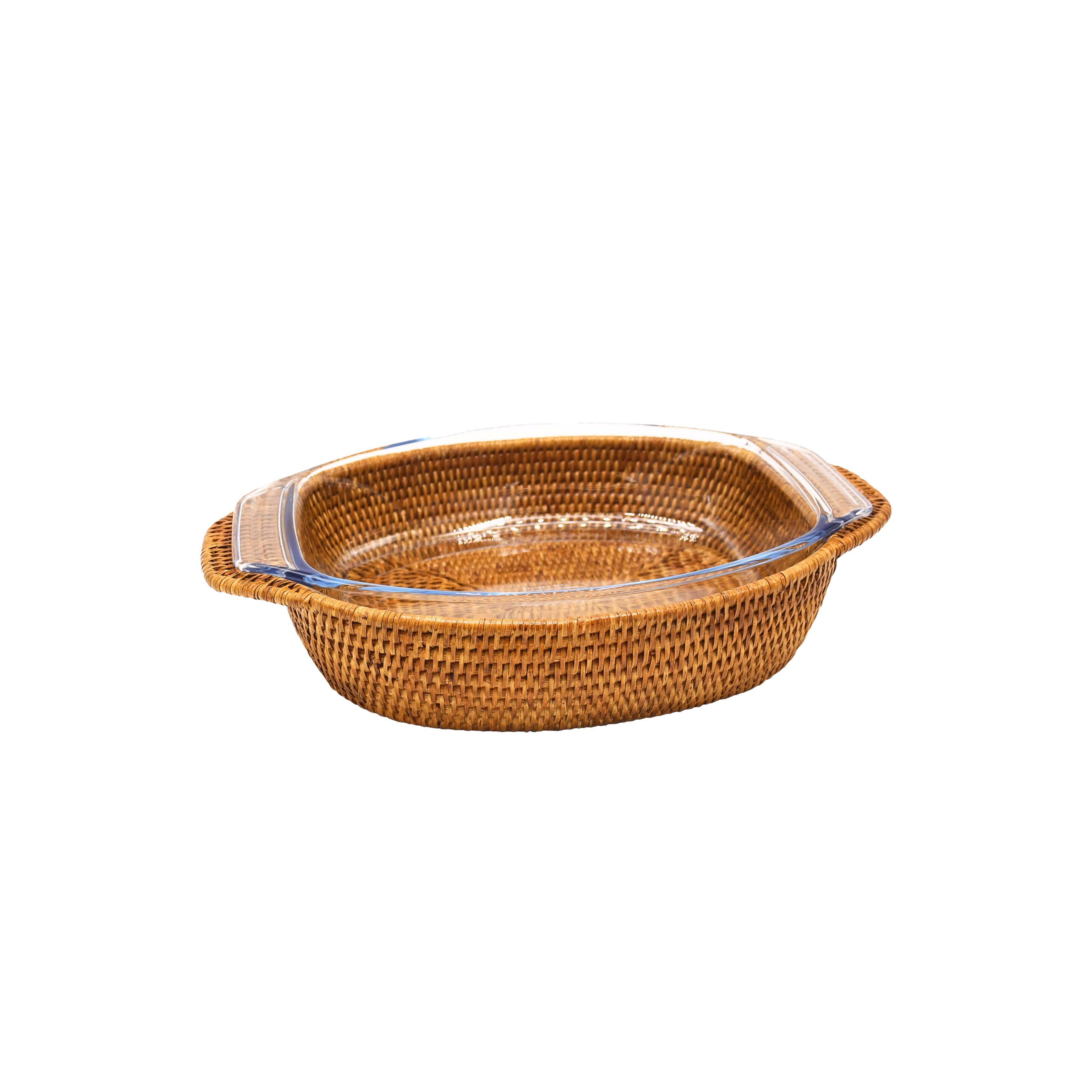 Vimini Brown Oval Pyrex