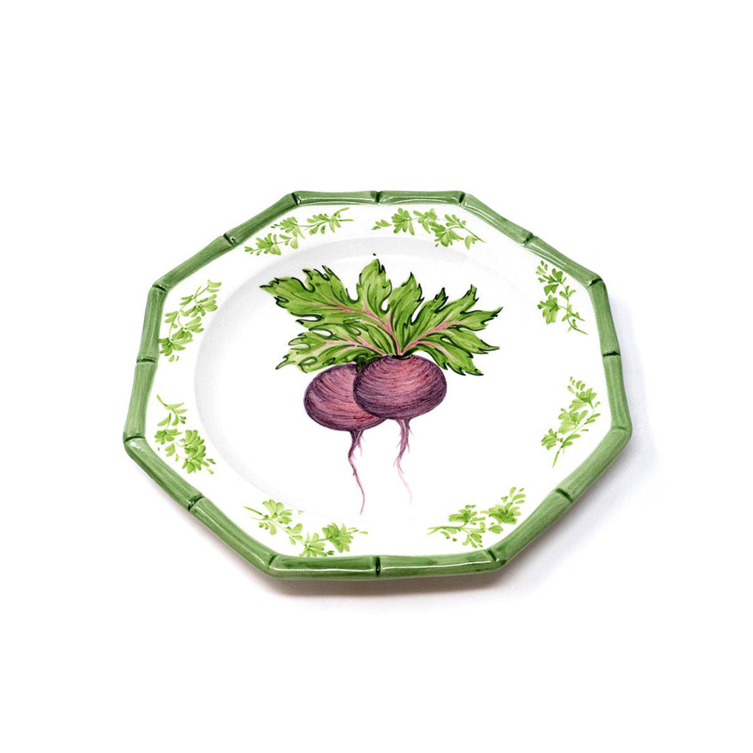 Vegetable Dessert Plates Set of 6