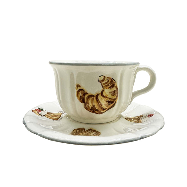 Breakfast Tea Cup with Saucer