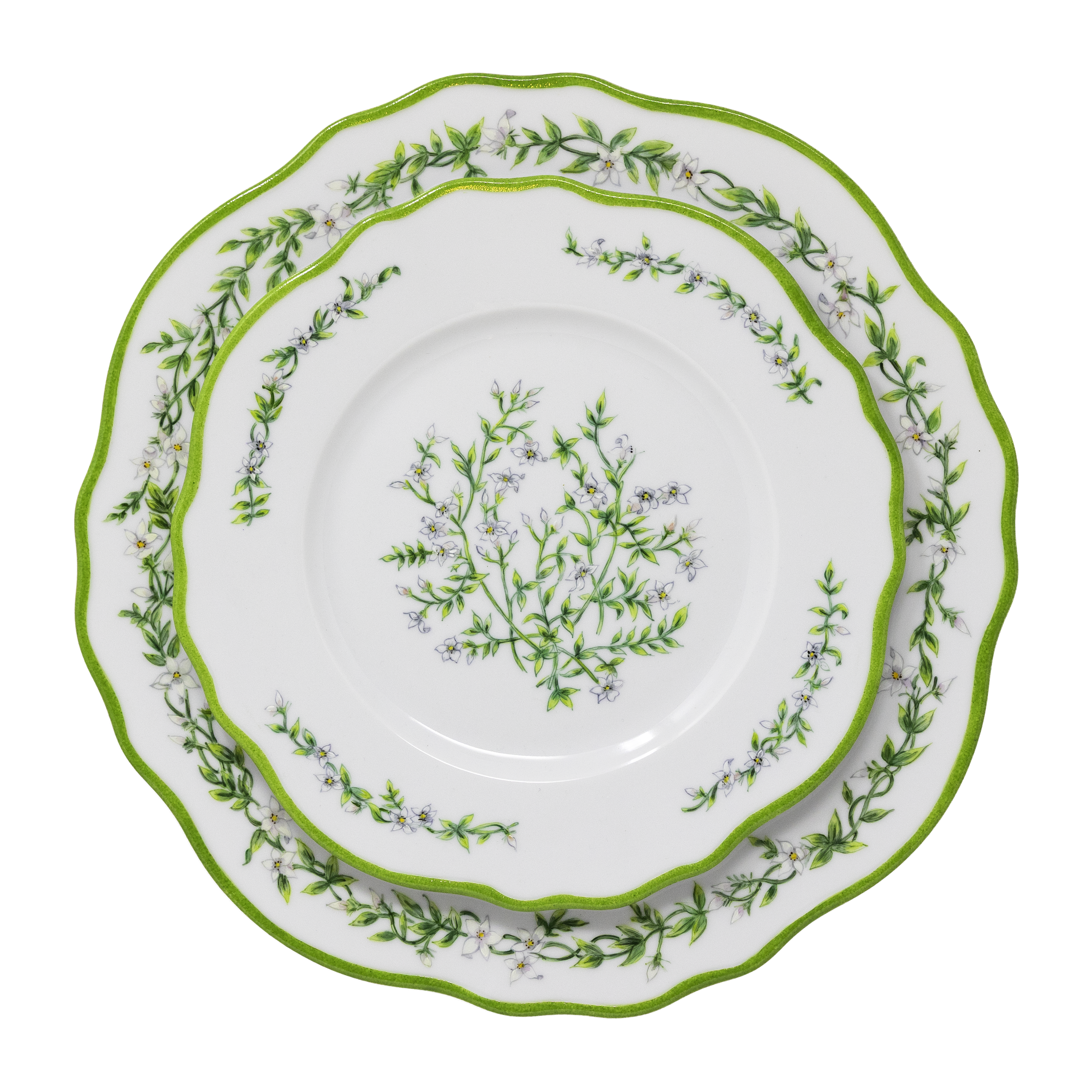 Floral Dessert Plates Set of 6