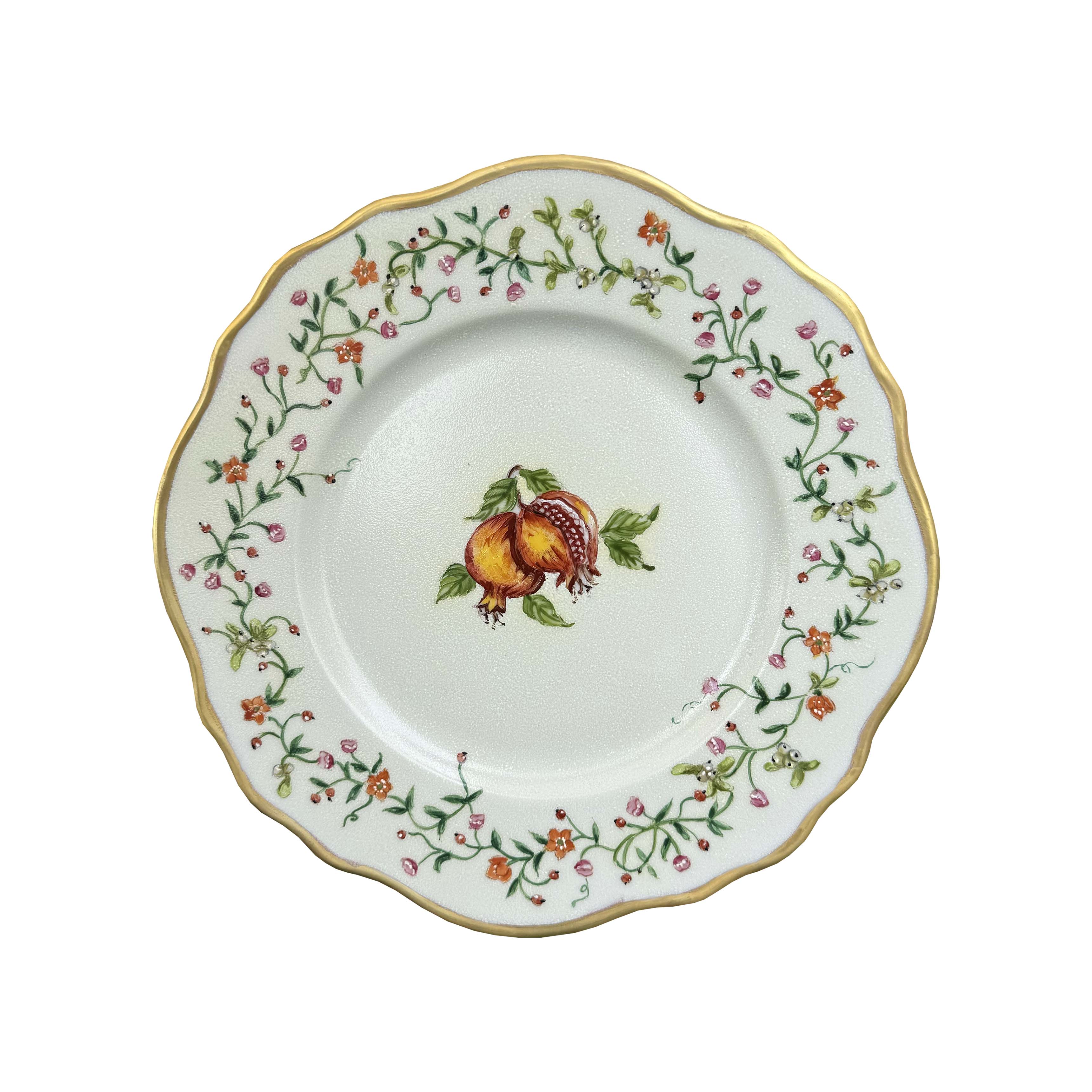 Pomegranate Dessert Plate