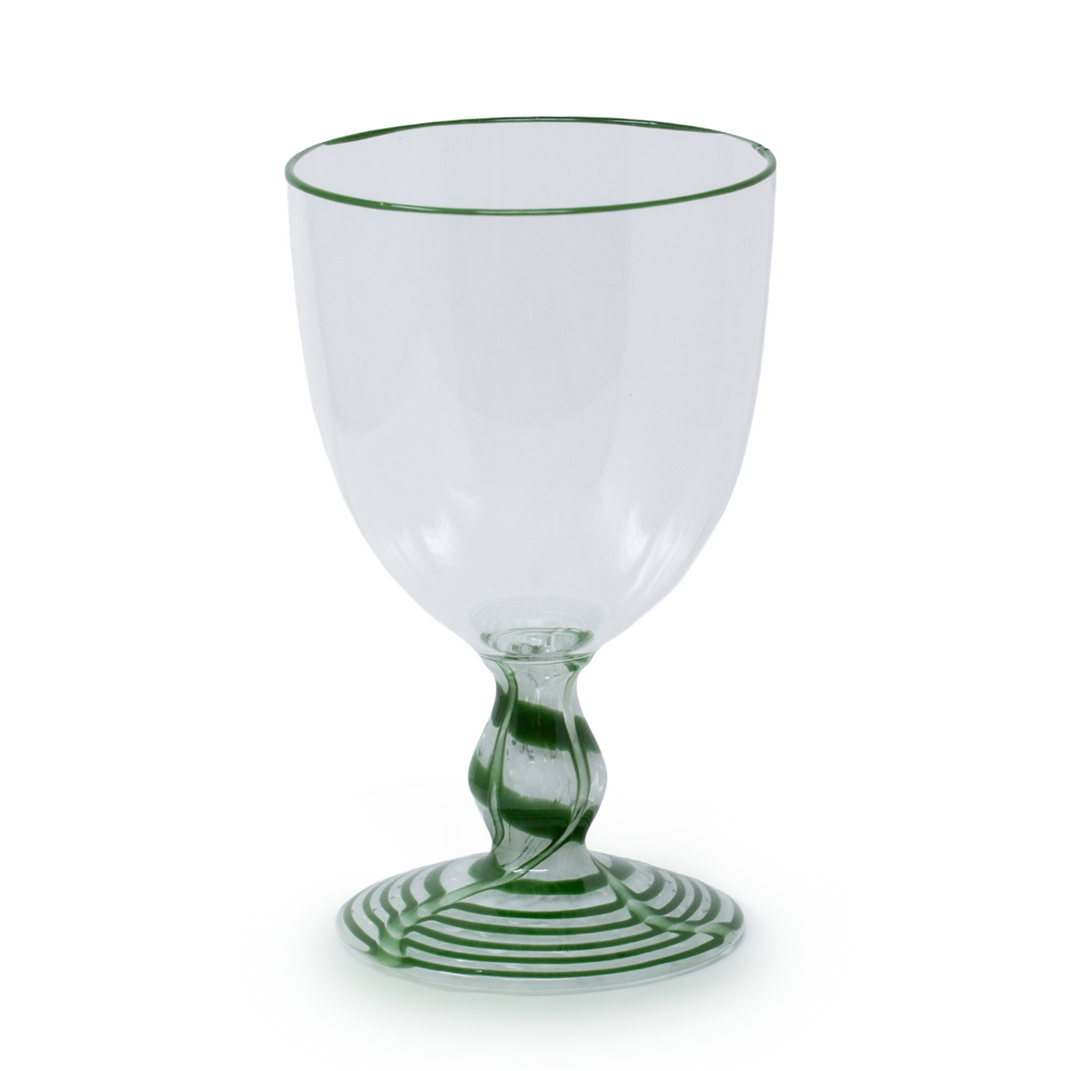 Murano Candy Wine Glass