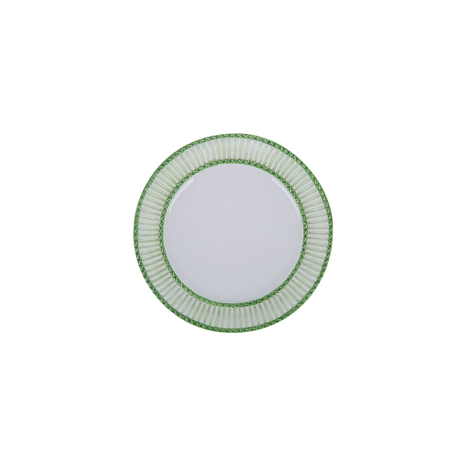 Vimini Green Bread Plate