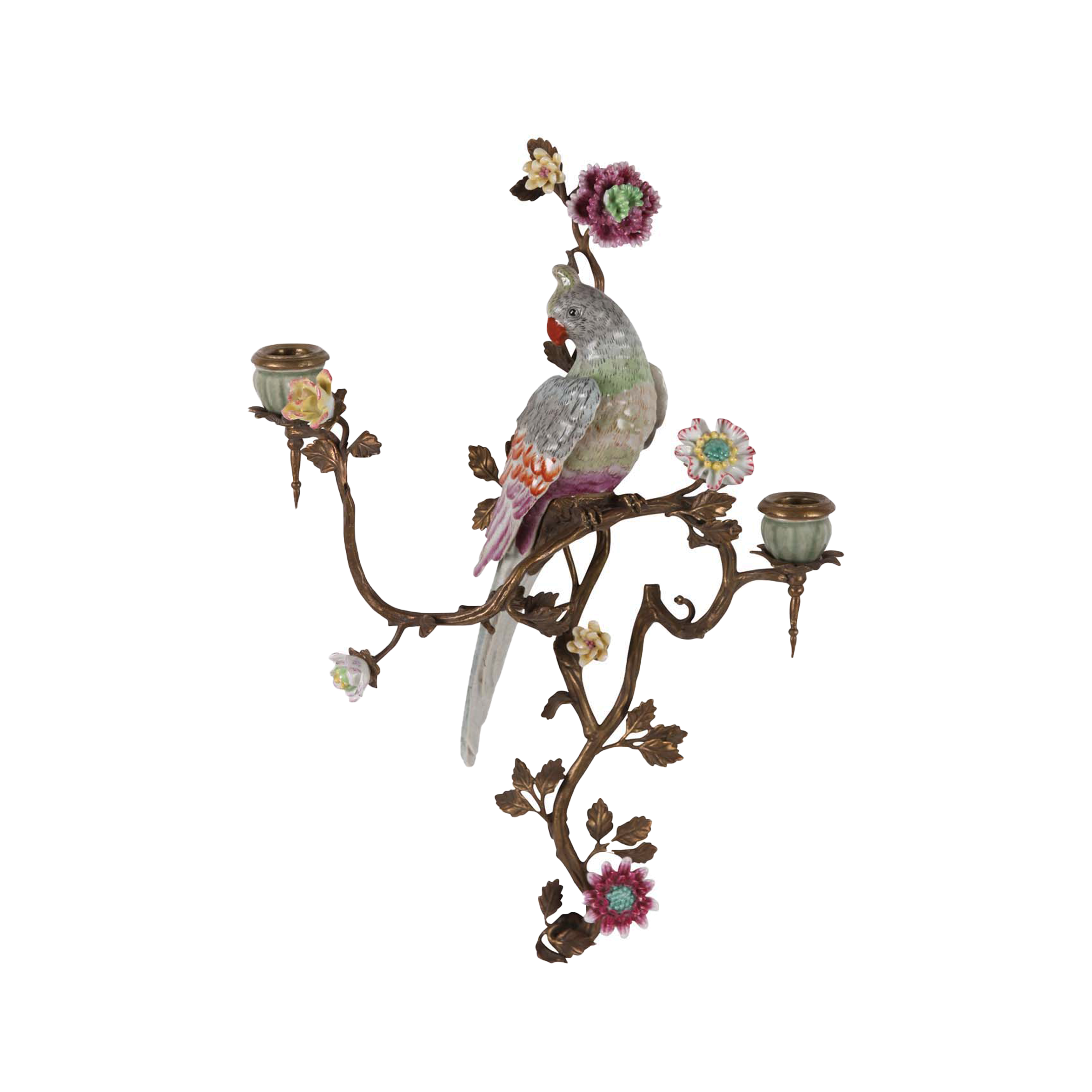 Parrot Candle Holder Applique