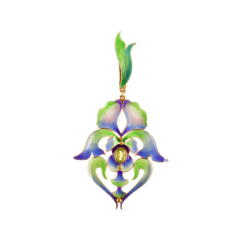 Green & Lilac Pendant