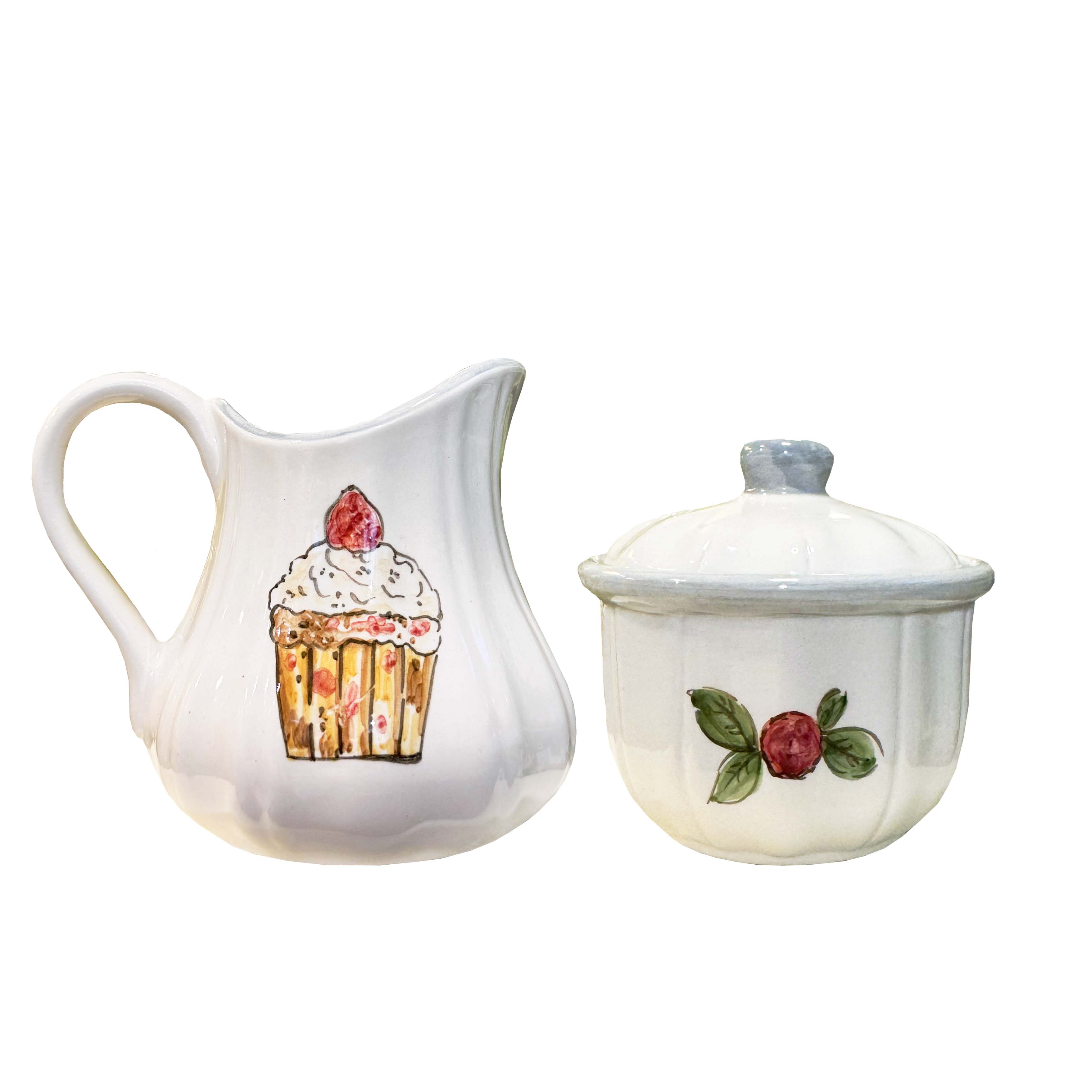 Breakfast Milk Jar & Sugar Pot