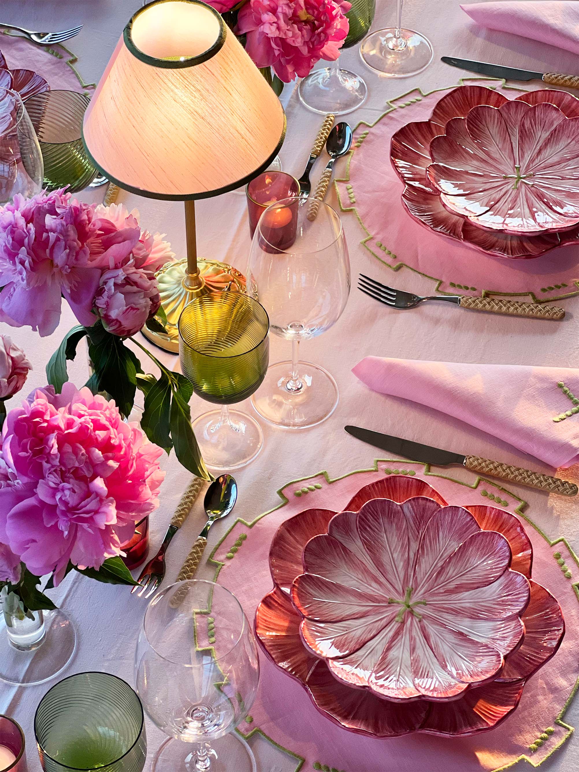 Rose Placemat & Napkin