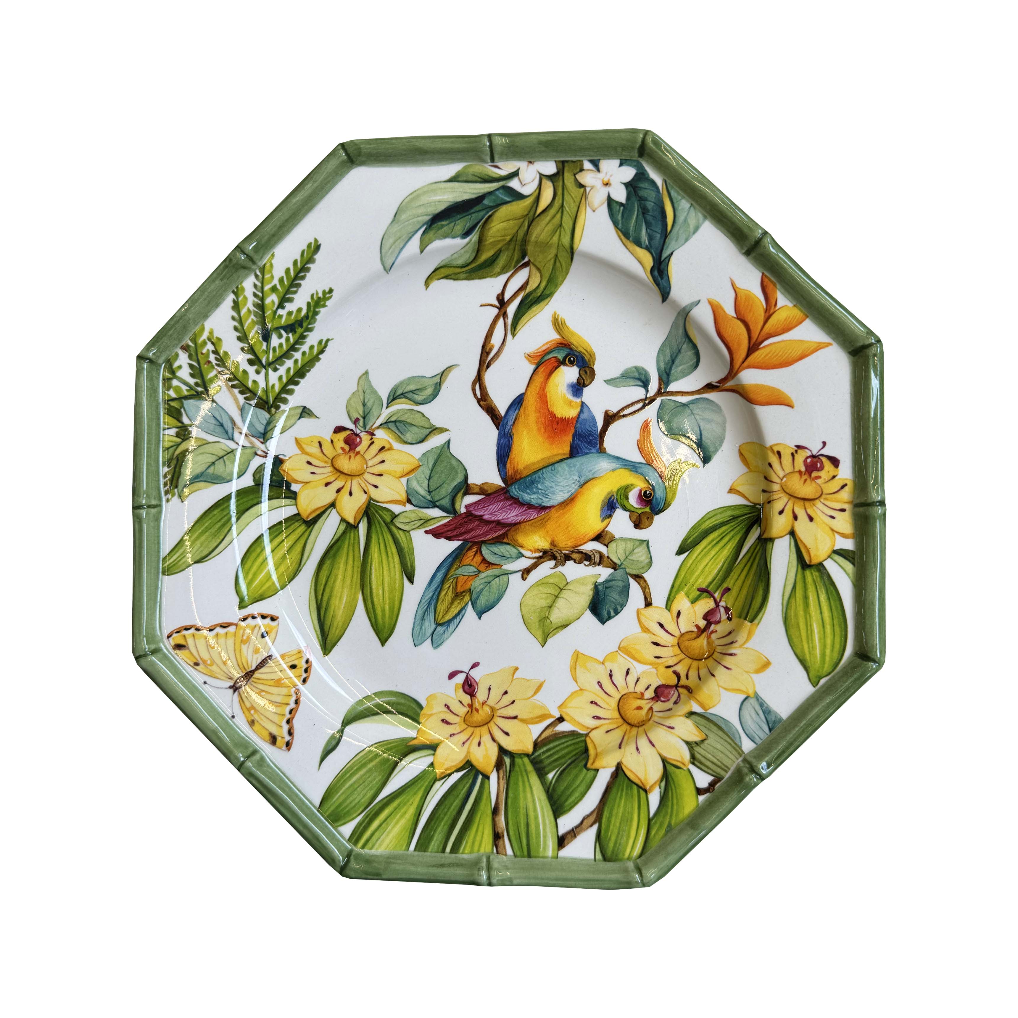 Parrot Dinner Plate