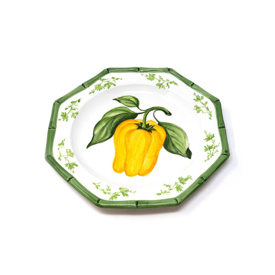 Vegetable Dessert Plates Set of 6
