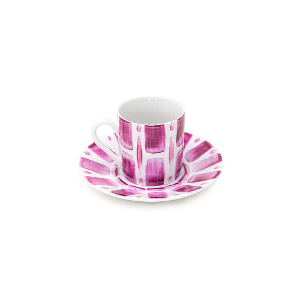 Funky Coffee Cup & Saucer