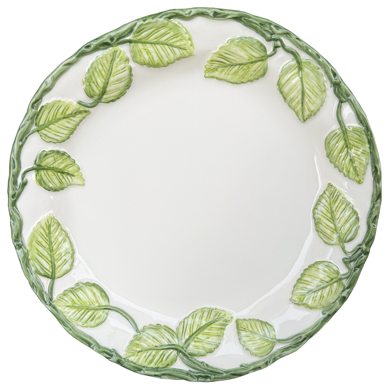 Green Foliage Platter Plate