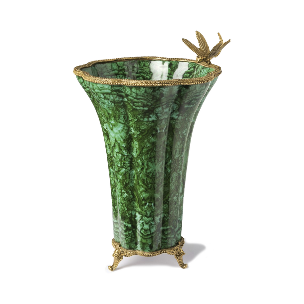 Emerald Porcelain Vase