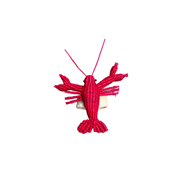 Rafia Lobster Napkin Holder