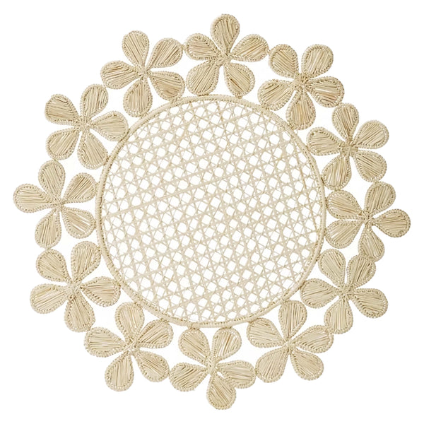 Beige Raffia Placemat