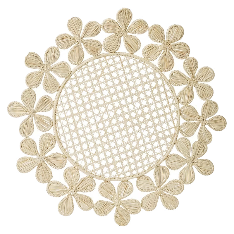 Beige Raffia Placemat