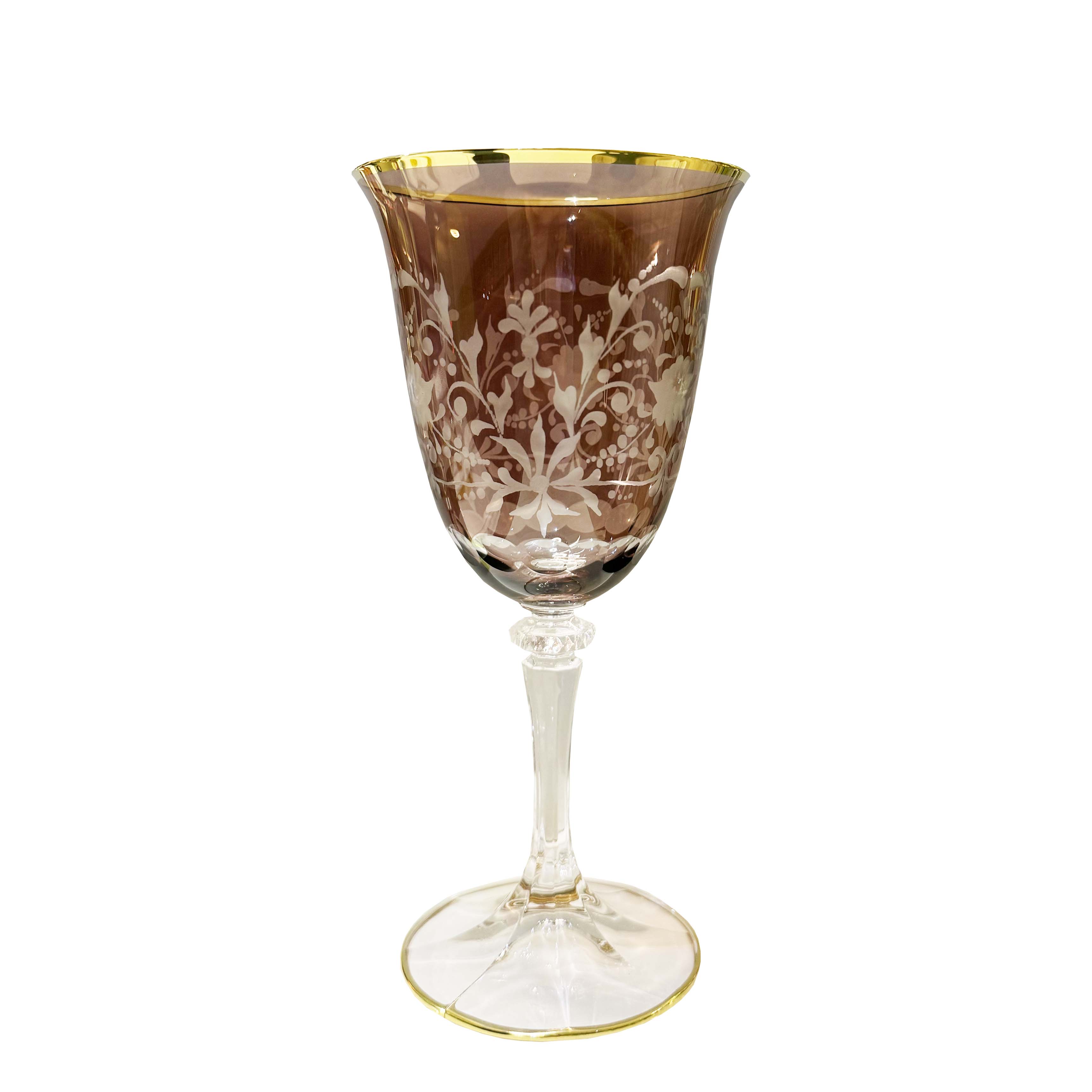 Raisin Transparent Wine Glass