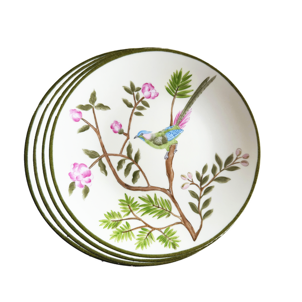 Birds of Paradise Dessert Plates Set of 6