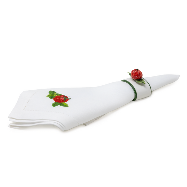 Porcelain Tomato Napkin Placeholder