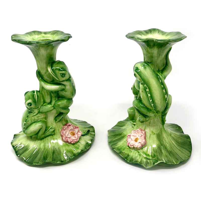 Frog Candle Holders
